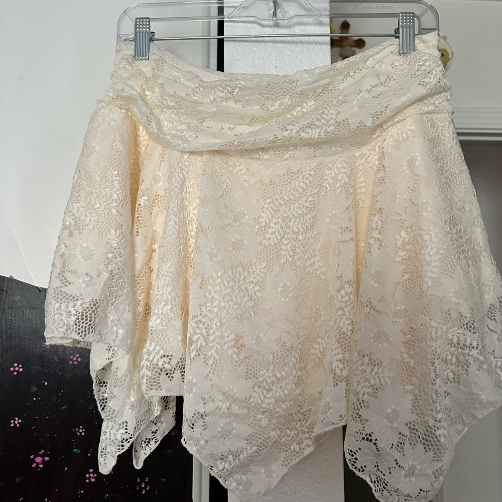 Handkerchief mini skirt